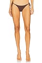 view 1 of 4 x REVOLVE Beaded Tie Side Vista Brief in Dark Chocolate Leopard Crinkle