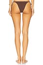 view 3 of 4 x REVOLVE Beaded Tie Side Vista Brief in Dark Chocolate Leopard Crinkle