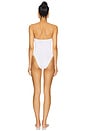 view 3 of 4 Fane One Piece Swimsuit in White Leopard Two Tone