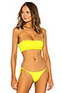 view 1 of 4 TOP BIKINI BRIGITTE in Neon Yellow