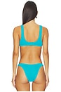 view 3 of 4 Ring Scout Bikini Top in Cove
