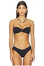 view 2 of 5 Ora Bandeau Bikini Top in Martini & Black