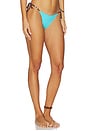 view 3 of 5 Anali Side Tie Bikini Bottom in Espresso & Cala