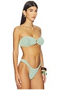 view 2 of 5 Blake Bandeau Bikini Top in Ice Blue Lurez