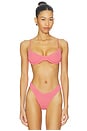 view 1 of 4 TOP BIKINI GRACIE in Coral Pink Recycled