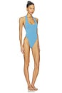 view 2 of 4 MAILLOT DE BAIN 1 PIÈCE AVA in French Blue Diamond