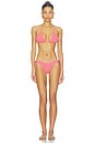 view 4 of 4 BRAGUITA BIKINI SONALI in Coral Pink Recycled