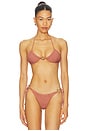 view 1 of 6 Ring Ingrid Triangle Bra in Fawn Shimmer