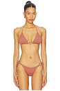 view 2 of 6 Ring Ingrid Triangle Bra in Fawn Shimmer