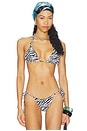 view 1 of 5 Tonya Triangle Top in Zebra