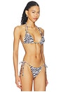 view 3 of 5 Tonya Triangle Top in Zebra