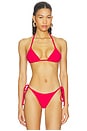 view 1 of 4 Isla Triangle Bikini Top in Chilli