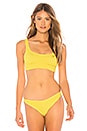 view 1 of 4 BOUND The Saint Bikini Top in Yellow