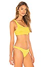 view 2 of 4 BOUND The Saint Bikini Top in Yellow