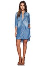 view 4 of 5 Dress in Over The Rain Blue