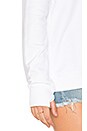 view 6 of 6 SWEAT ENCOLURE V DOS NU in White