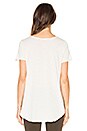view 3 of 4 Short Sleeve Curve Hem Tee in Oatmeal