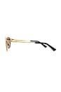 view 3 of 3 Split Sunglasses in Gold & Grey