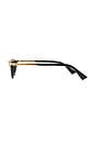 view 3 of 3 Cat Eye Sunglasses in Black & Grey
