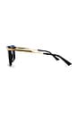 view 3 of 3 Square Sunglasses in Black, Gold, & Grey