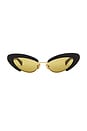 view 1 of 3 선글라스 in Black & Yellow