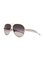 view 2 of 3 Sardine Sunglasses in Silver & Grey