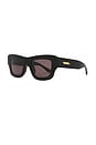 view 2 of 3 Acetate Sunglasses in Black & Grey