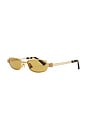 view 2 of 3 Bolt Sunglasses in Gold & Yellow