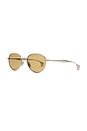 view 2 of 3 Round Sunglasses in Silver & Brown