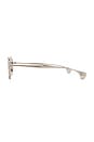 view 3 of 3 Round Sunglasses in Silver & Brown