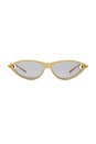 view 1 of 3 LUNETTES DE SOLEIL in Beige, Gold, & Grey