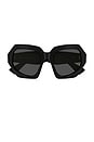 view 1 of 2 LUNETTES DE SOLEIL NAVIGATOR in Gold Brown