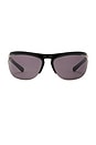 view 1 of 3 BV1348S Sunglasses in Black & Grey