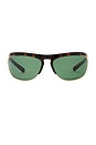 view 1 of 3 BV1348S Sunglasses in Havana & Green