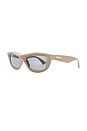 view 2 of 3 Avantgarde Ribbon Sunglasses in Brown & Grey