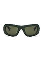 view 1 of 3 Intrecciato Sunglasses in Green