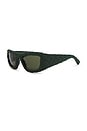 view 2 of 3 Intrecciato Sunglasses in Green