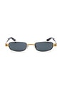 view 1 of 3 Bolt Sunglasses in Shiny Silver