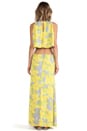 view 3 of 6 Cynthia Maxi Dress in Leaf Print
