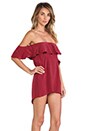view 2 of 4 ROBE COURTE EMILY in Wine