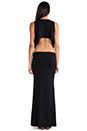 view 4 of 5 Cruz Open Back Maxi Dress in Black