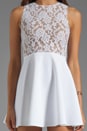 view 5 of 6 Avery Tank Dress in White Lace