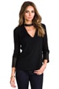 view 1 of 6 Domino Top in Black