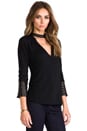 view 2 of 6 Domino Top in Black