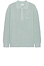 view 1 of 4 Ennio Long Sleeve Polo in Jade