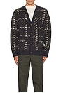 view 3 of 3 Ronnie Mohair Cardigan in Navy