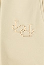 view 3 of 6 Straight Leg Pleat Joggers in Cream