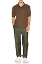 view 5 of 5 Michael Casual Trouser in Army Green