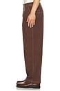view 2 of 5 Heavy Canvas Workwear Trouser in Brown