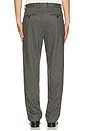 view 3 of 6 Herringbone Gracell Trouser in Charcoal Grey